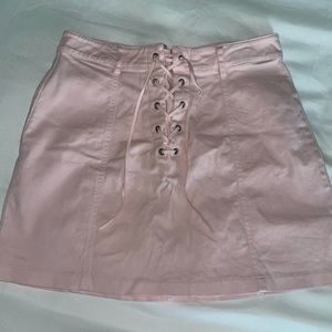 Pink skirt